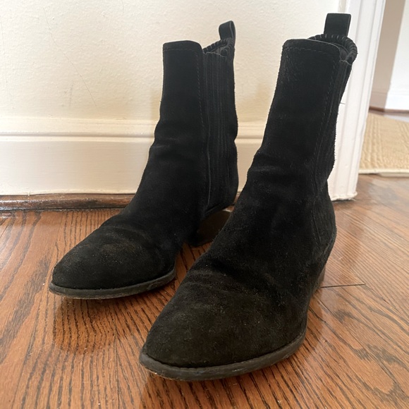 Alexander Wang Black Suede Boots - Picture 1 of 2